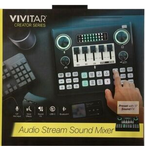 Vivitar Audio Stream Sound Mixer- NEW